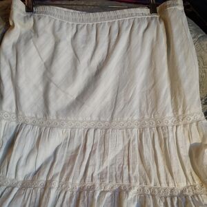 Studio West Apparel White Tiered Skirt